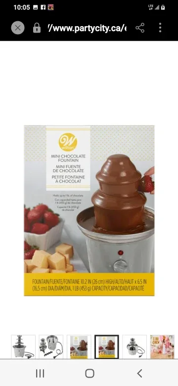 Chocolate Fountain - Great for Parties! image indicator(7)