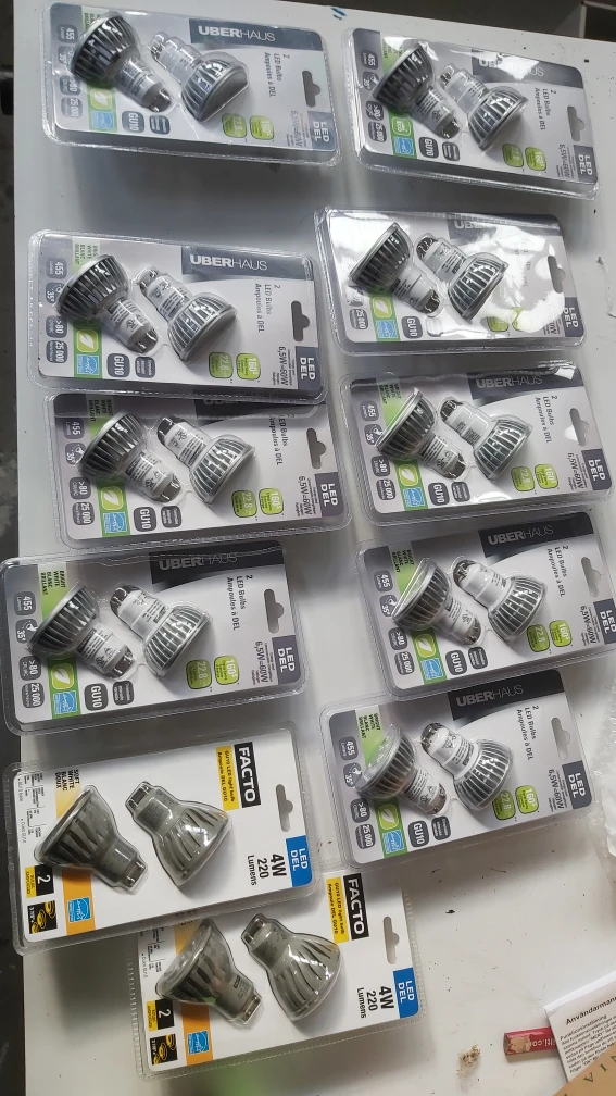 UBERHAUS LED Bulbs - 6.5W - NEW GU10