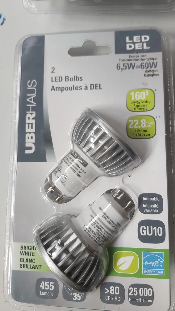 UBERHAUS LED Bulbs - 6.5W - NEW GU10 - photo 2