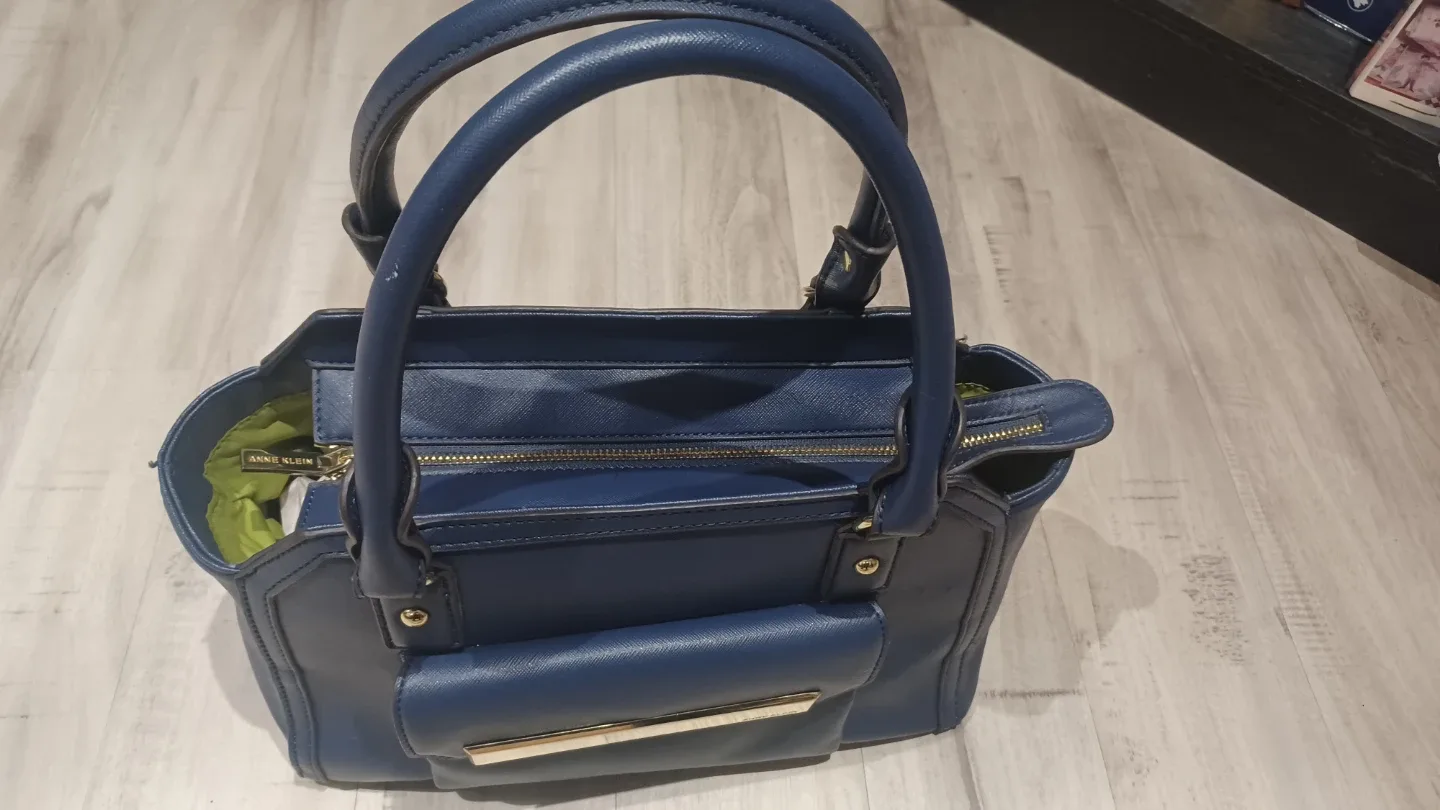 Anne Klein Blue Handbag image indicator(4)