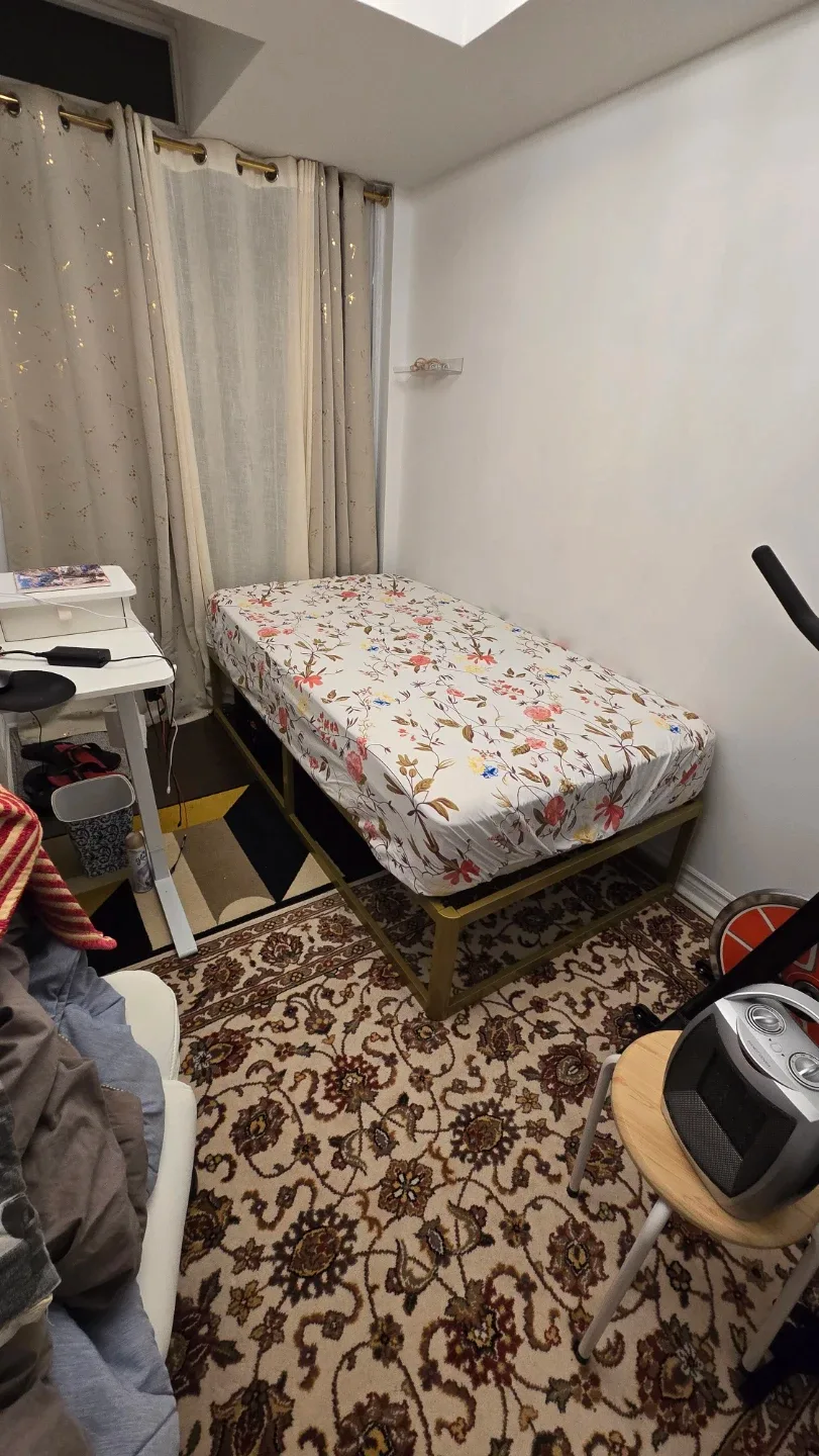 Twin Bed Frame - Metal gold image indicator(4)