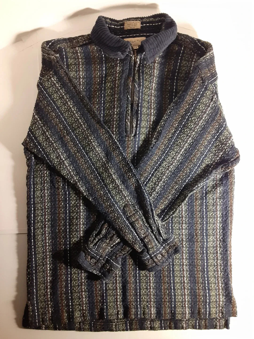 Urban Tribe - Striped Pattern Long Sleeve Shirt | S: LG image indicator(3)