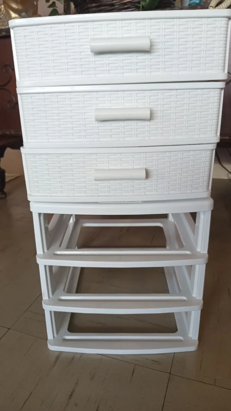 White 3-Drawer Storage Unit image indicator(2)