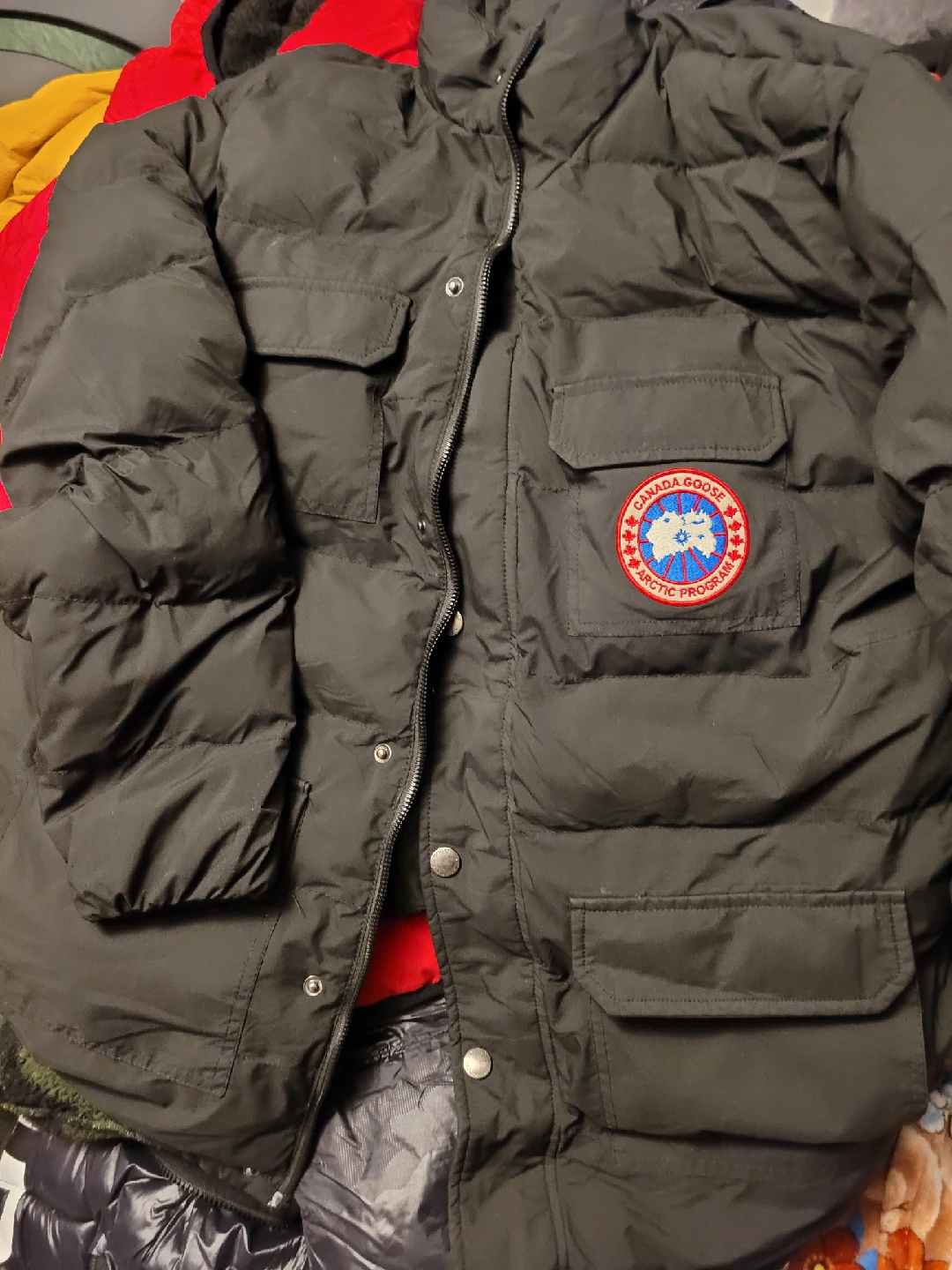 Canada Goose Arctic Program Black Jacket - XXL