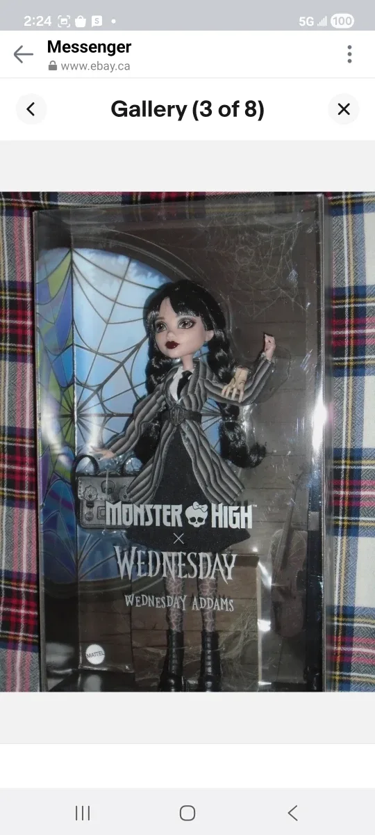 Monster High x Wednesday Addams Doll brand new image indicator(3)