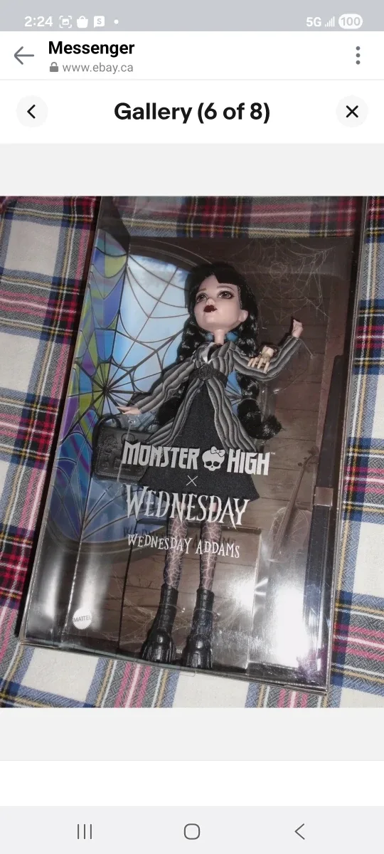 Monster High x Wednesday Addams Doll brand new image indicator(6)