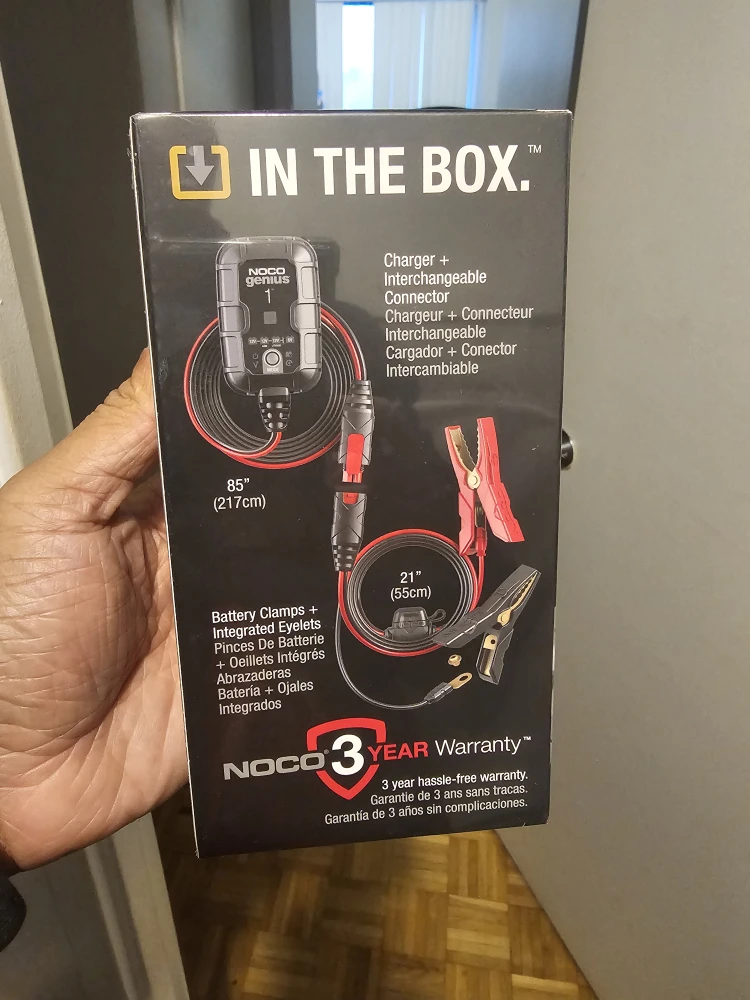 NOCO Genius 1 Battery Charger & Maintainer - New! - photo 2
