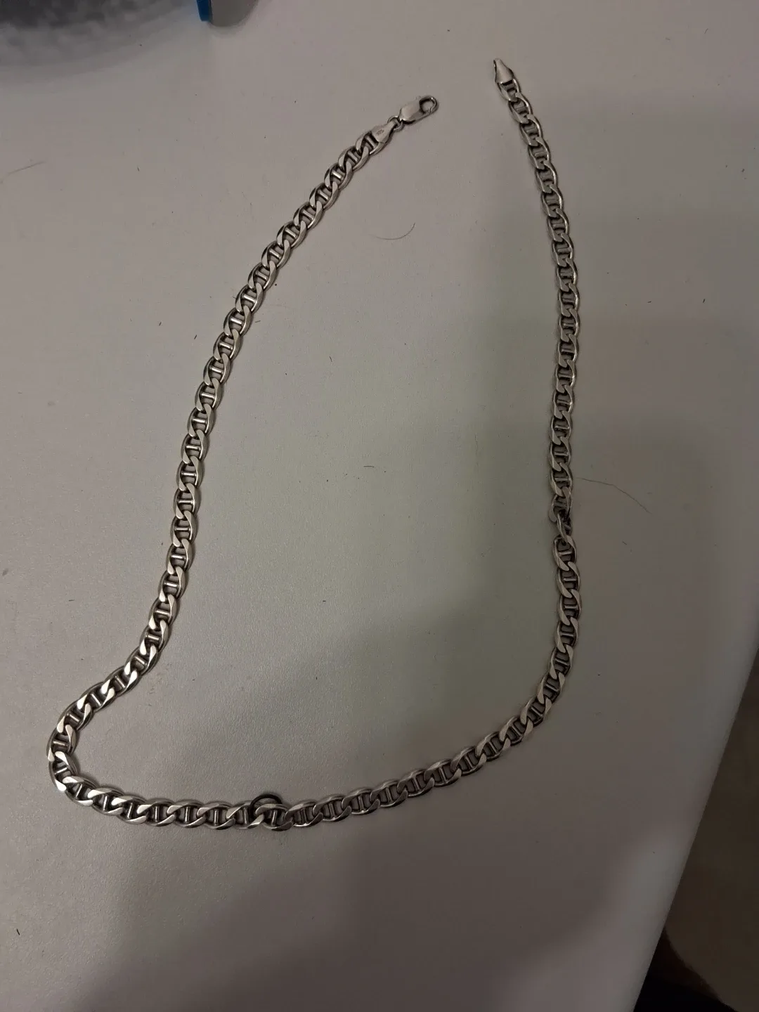 Mens Peoples 925 Italy Silver Chain