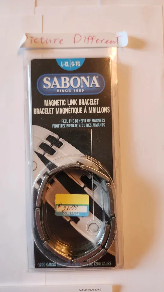 Sabona Magnetic Link Bracelet L/XL New