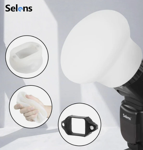 Selens Camera Flash Diffuser Kit - Like New!