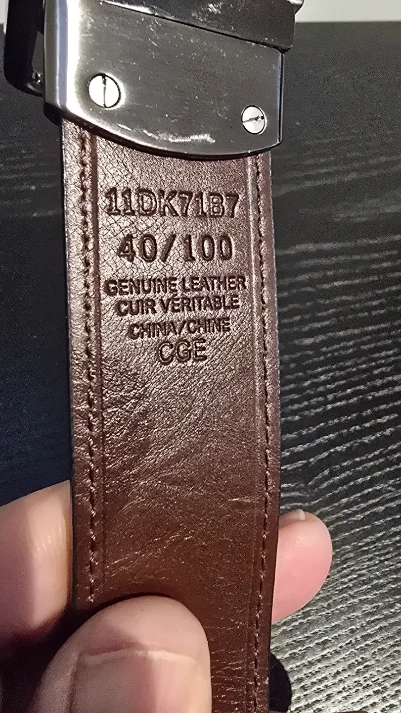 Reversible Leather Belt Size 40/42 image indicator(5)