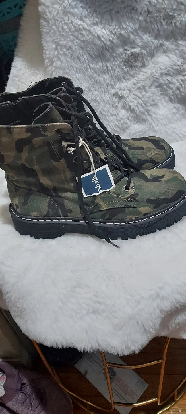 Marshall's Camo Combat Boots - photo 2