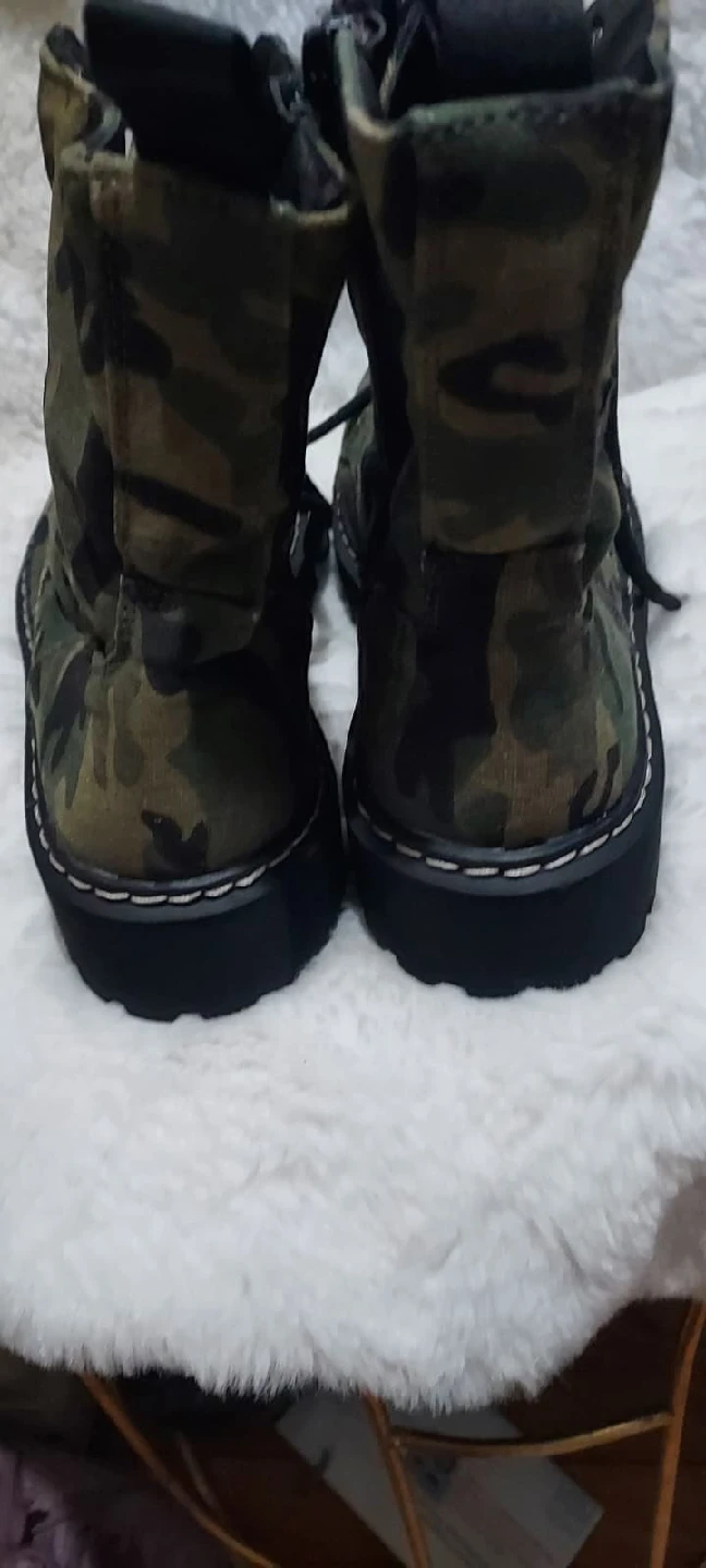 Marshall's Camo Combat Boots - photo 3