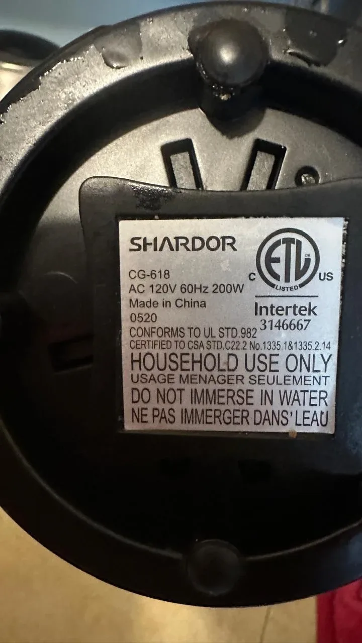 Shardor CG-618 Coffee Grinder image indicator(3)