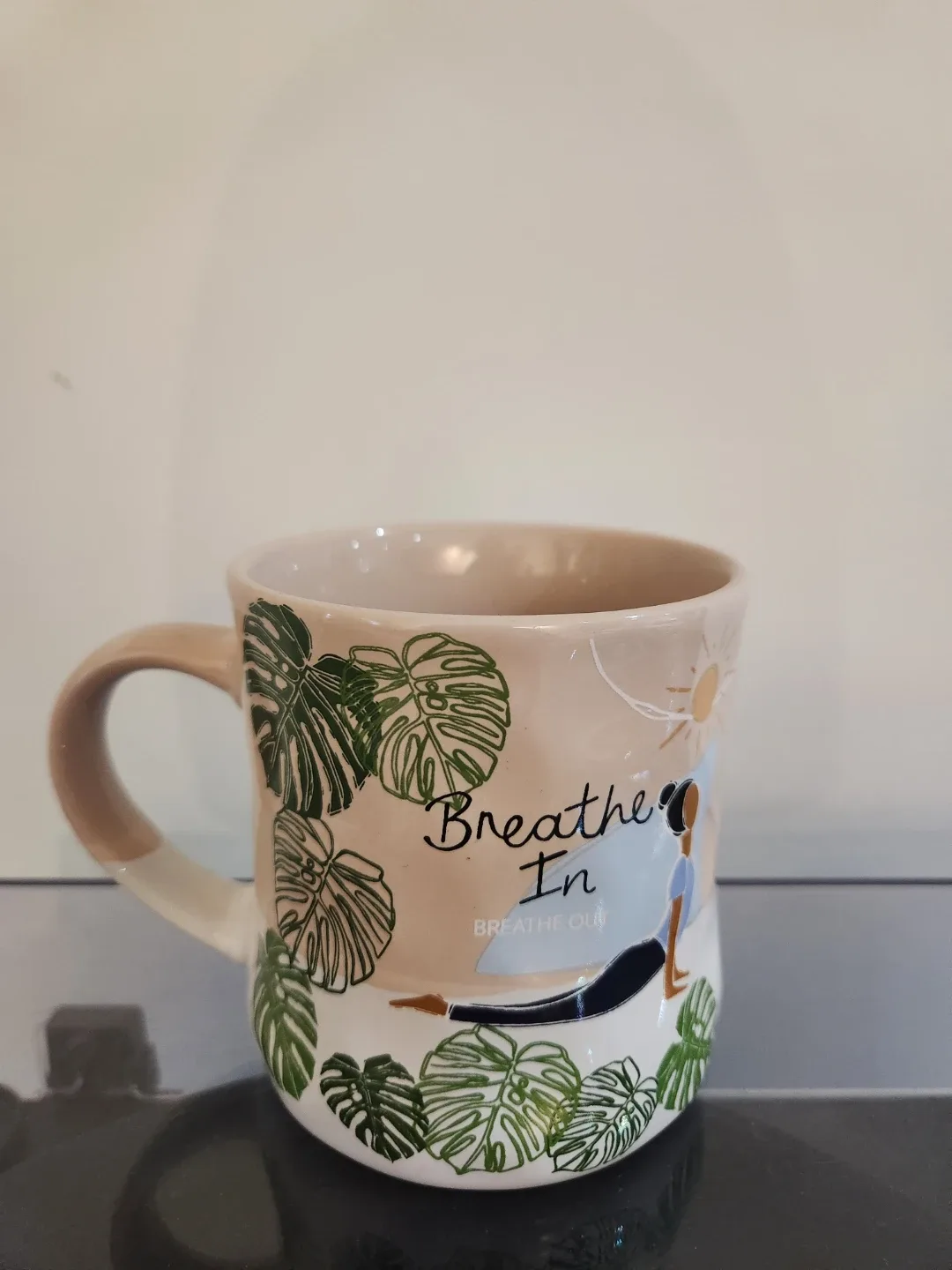 Breathe In/Out Yoga Mug