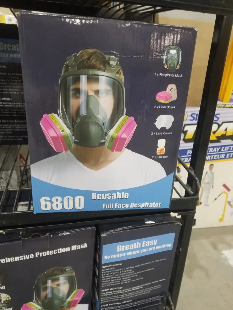 6800 Reusable Full Face Respirator - New