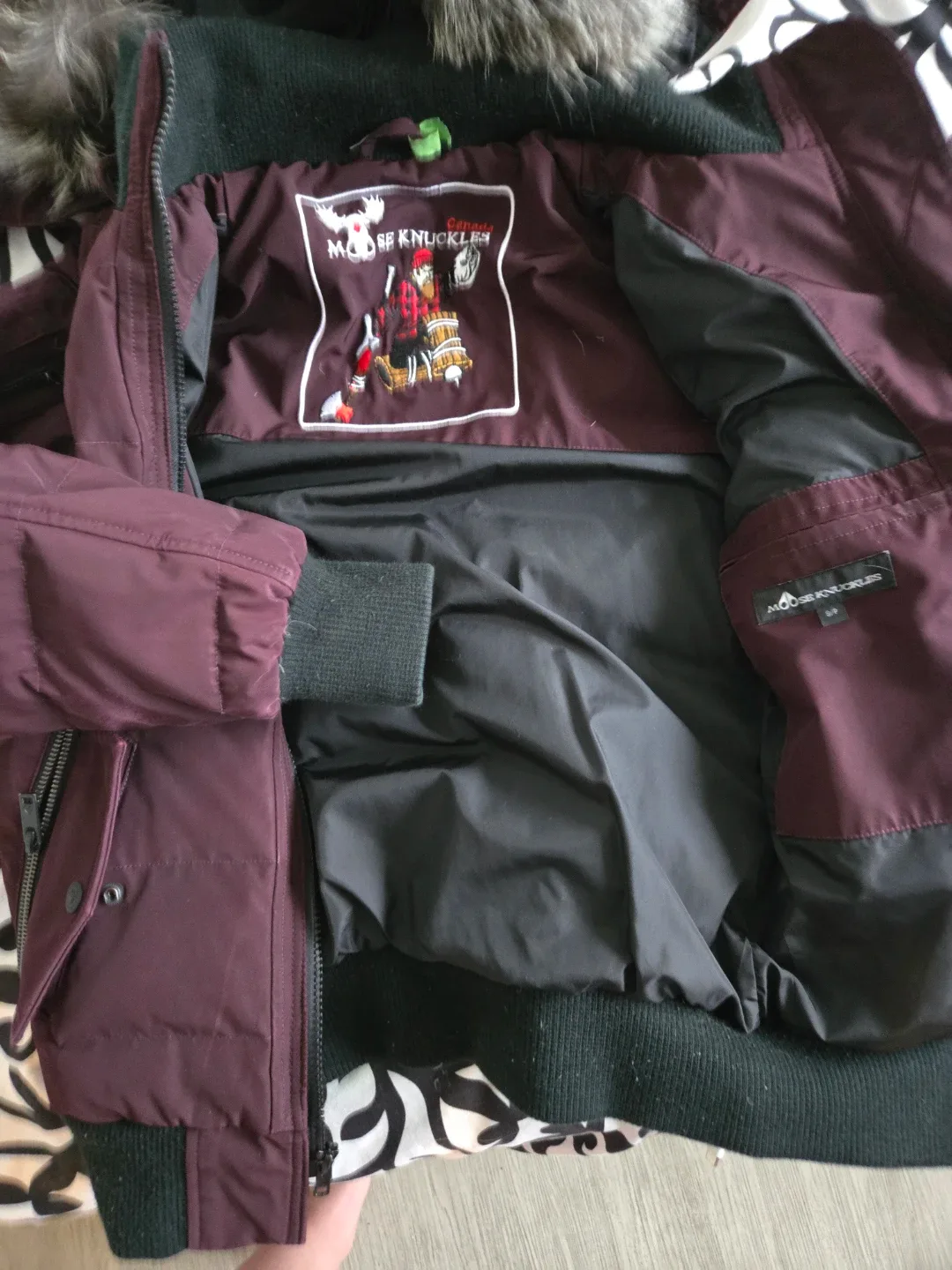 Moose Knuckles Down Bomber Jacket - Size S freshly dry cleaned image indicator(4)