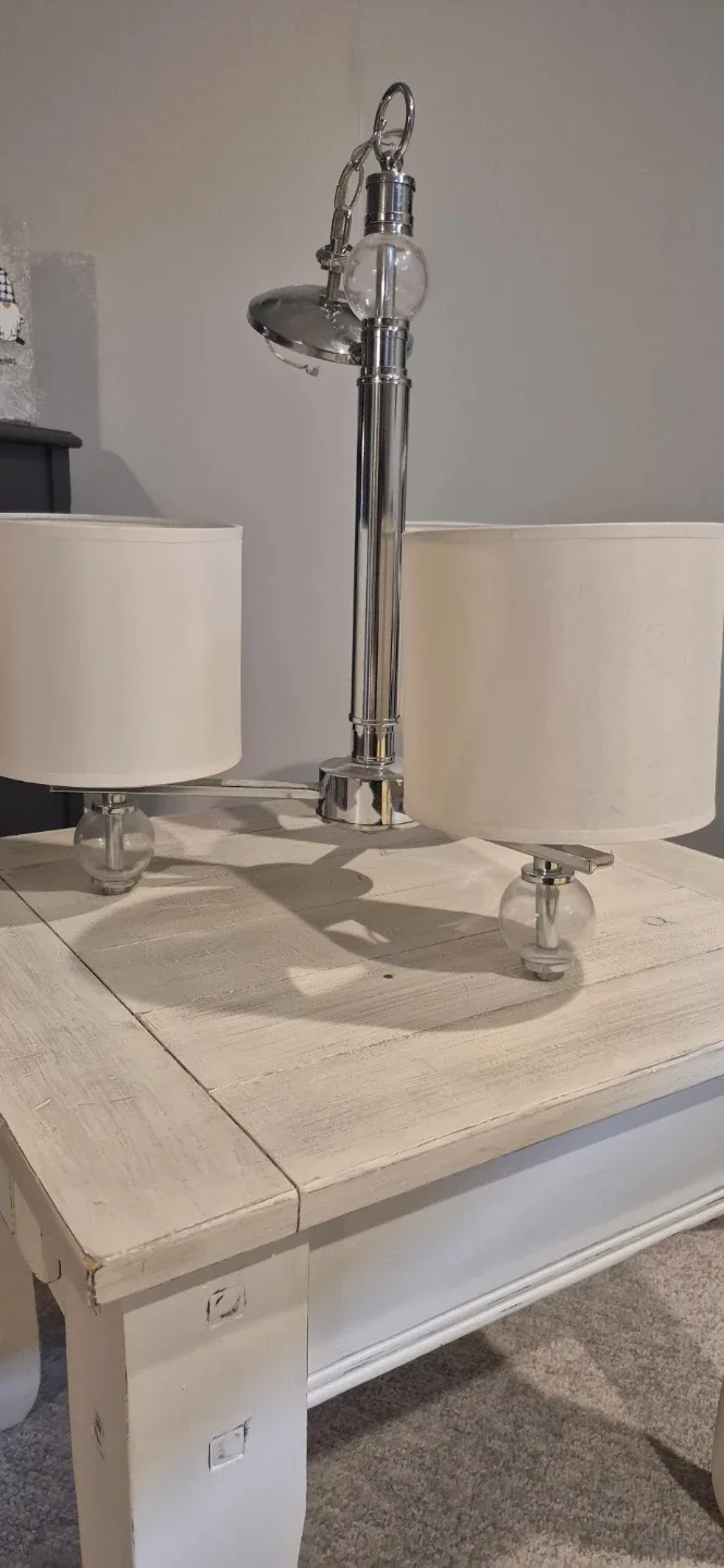 3-Light Chrome Finish Hanging Fixture image indicator(2)