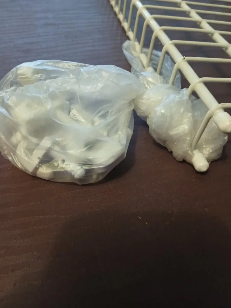 White Wire Shelf with Hardware image indicator(2)