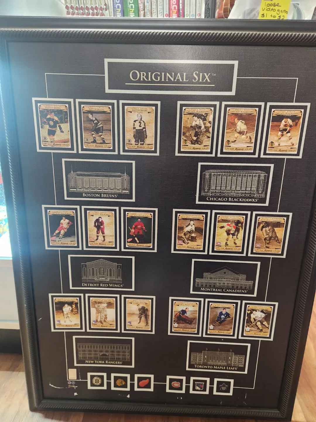 Original Six Hockey Card Display thumbnail