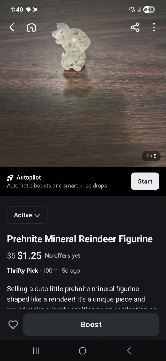 Santa, Money Bag/Santa Sac, Reindeer Figurines image indicator(2)