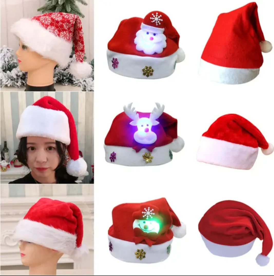 Christmas Hats with LED Lights - photo 4