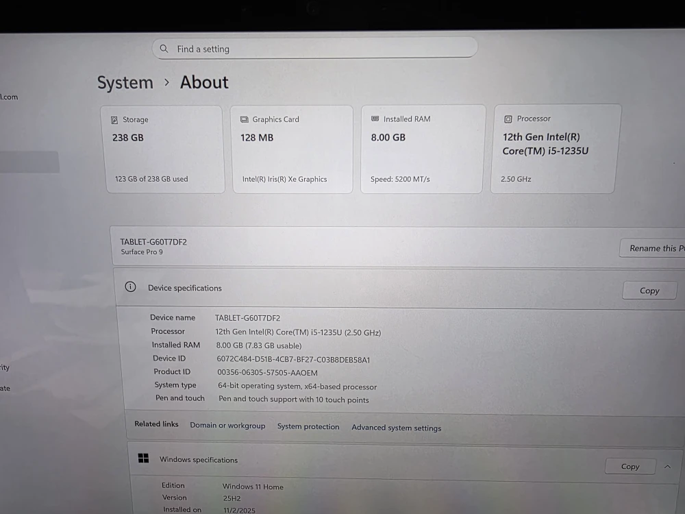 Microsoft Surface Pro 9 Tablet - Like New! - photo 3