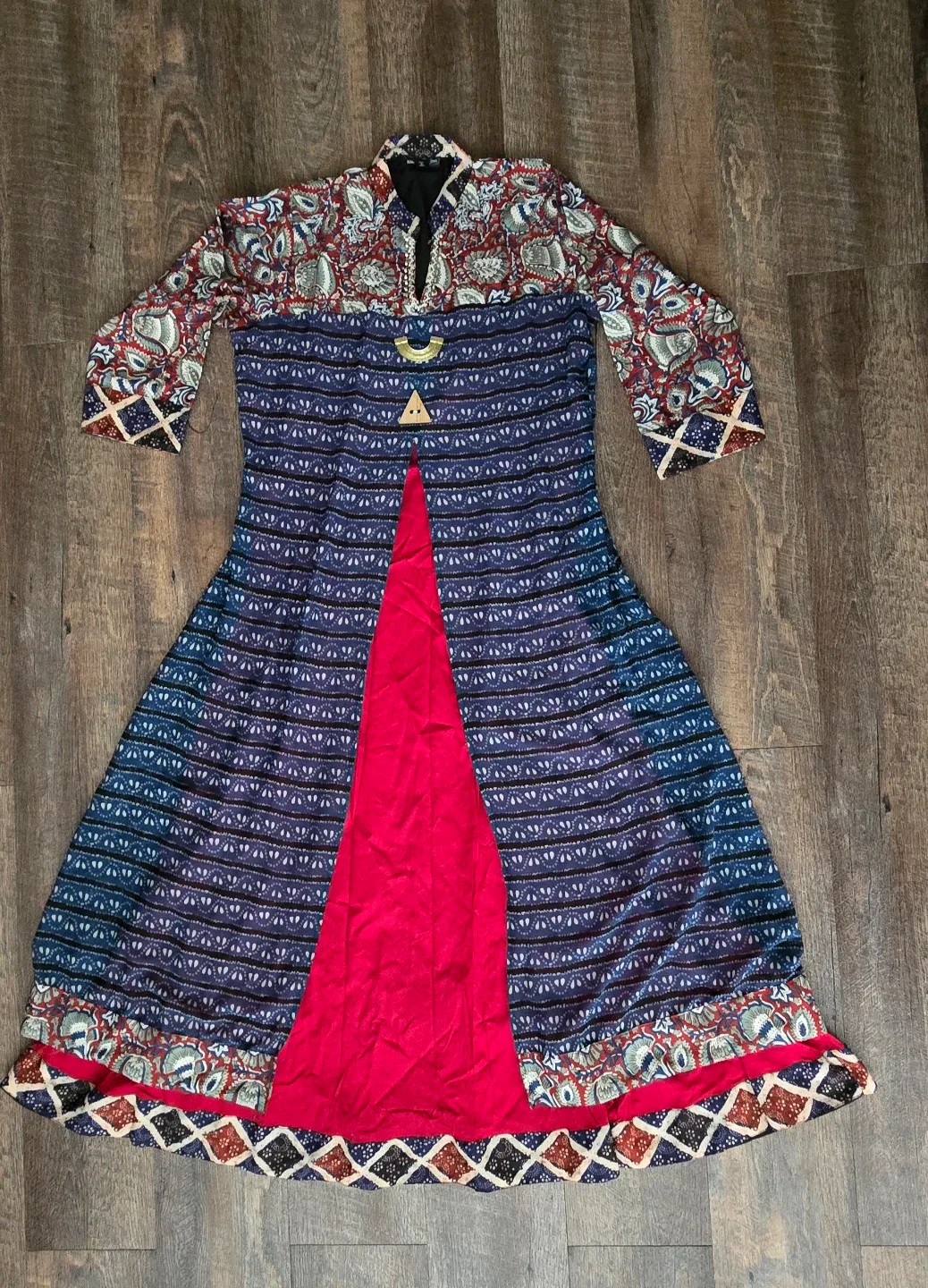 Patterned Dress XXL
