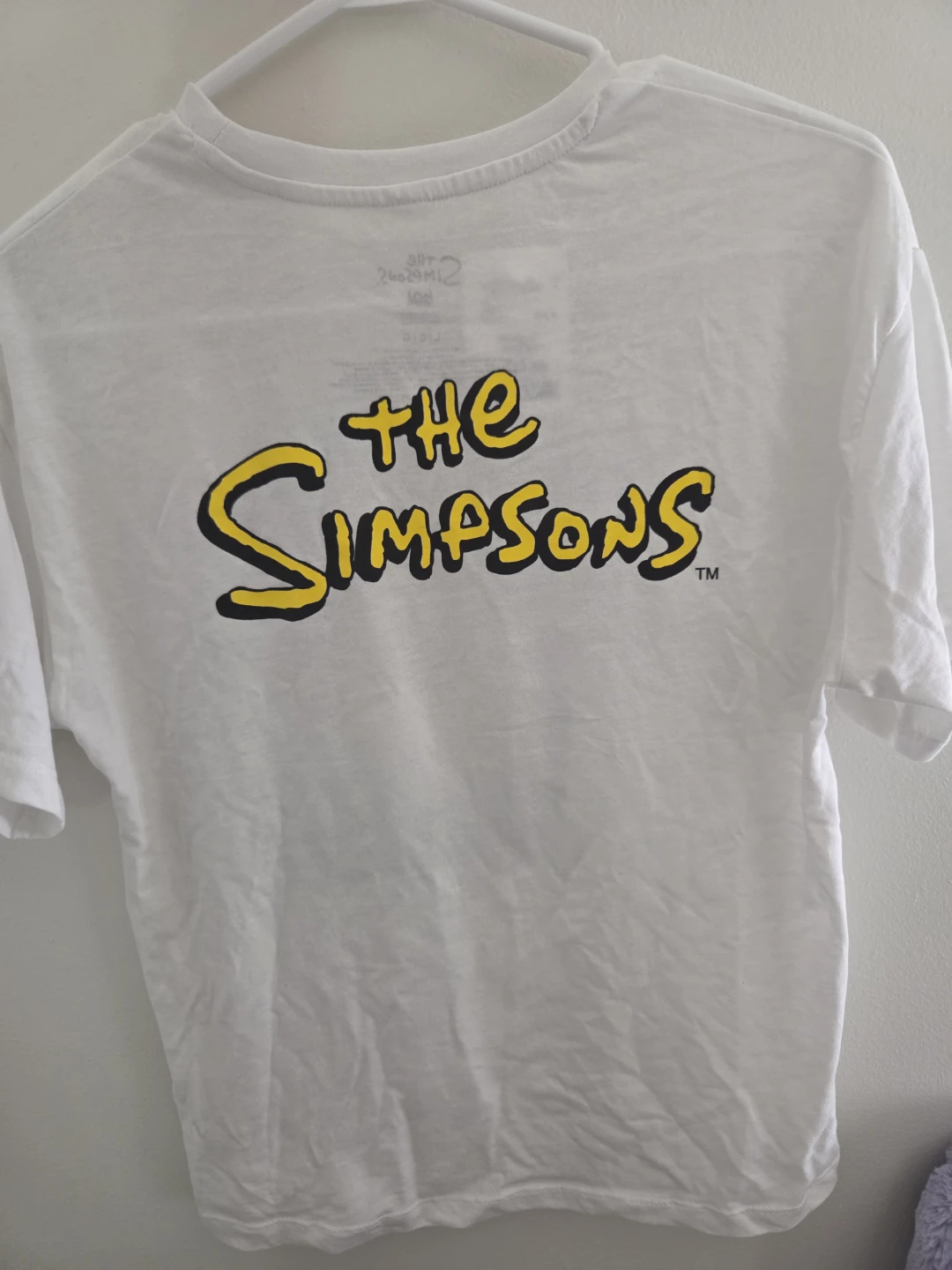 The Simpsons White T-Shirt - Size Youth L - photo 2