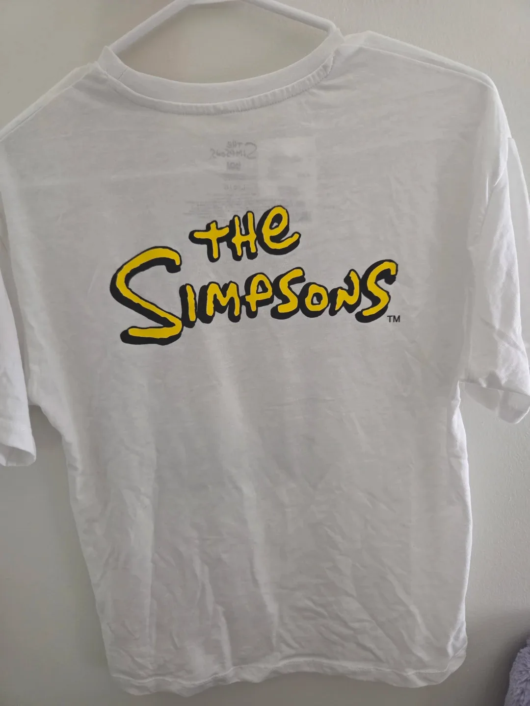 The Simpsons White T-Shirt - Size Youth L image indicator(2)
