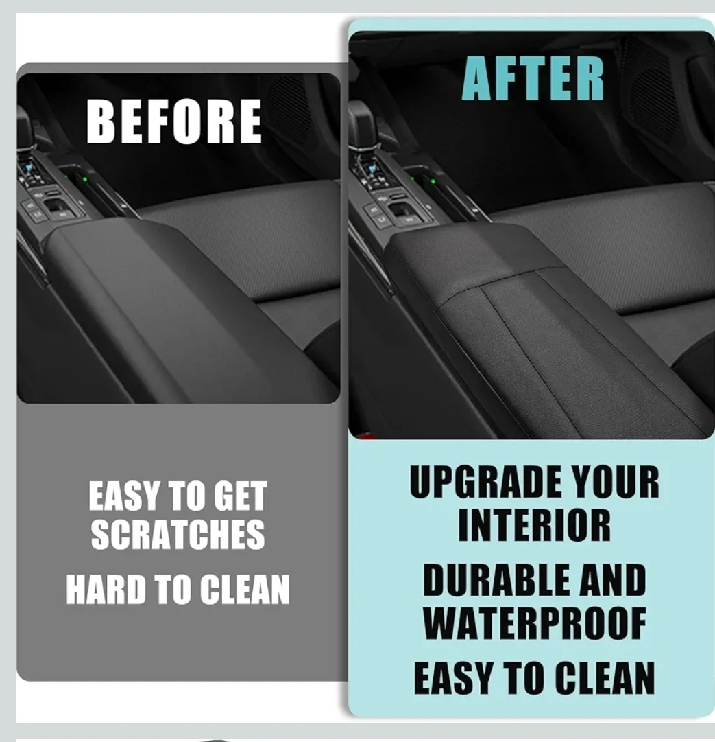 BestEvMod Prius Centre Console Armrest Pad - Black - photo 3