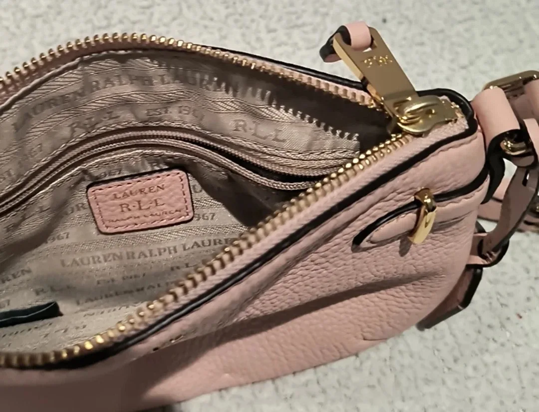 Ralph Lauren Pink Crossbody Bag image indicator(6)