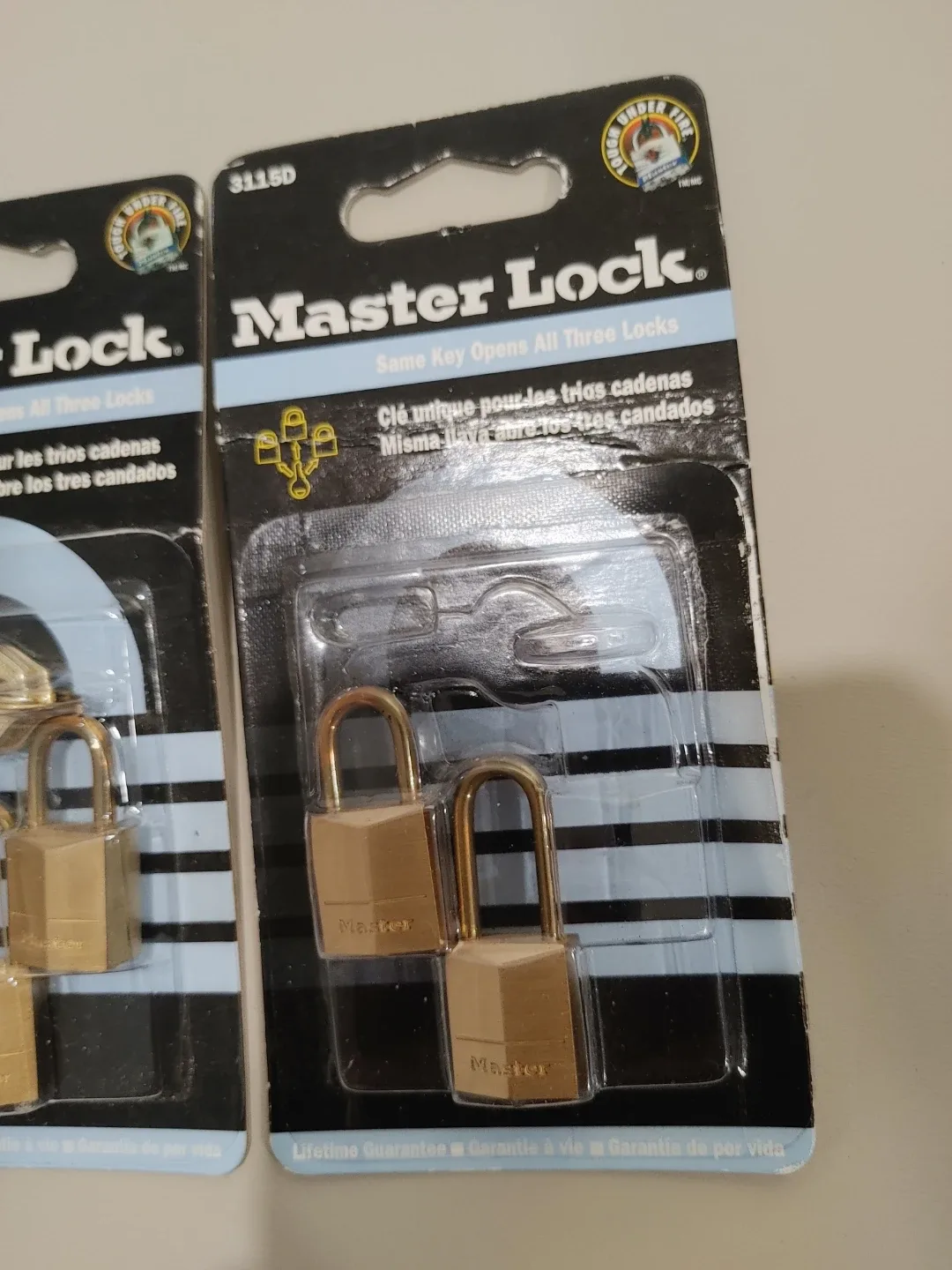 🥕BRAND NEW BRASS MINI LOCK X THREE PACKAGES image indicator(3)