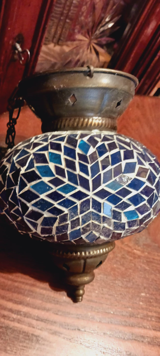 TURKISH MORROCAN MOSAIC Hanging Lamp shade - photo 4