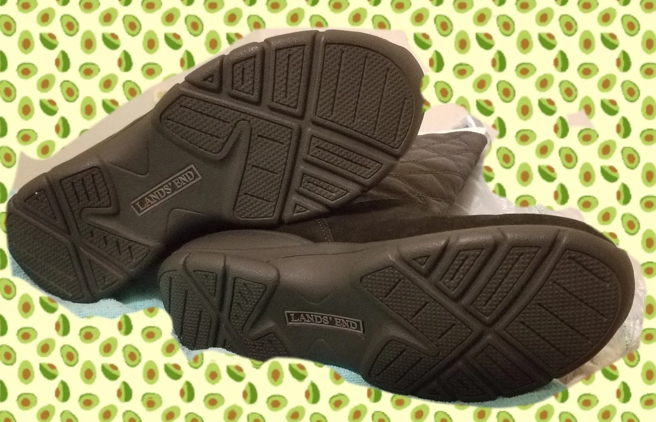 NWT Lands' End Women's Black Winter Boots image indicator(4)