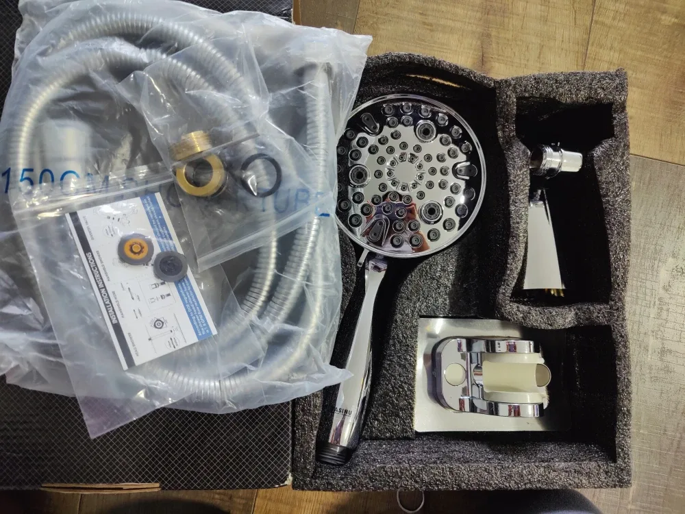 New YASINU Chrome Shower Faucet Set image indicator(2)