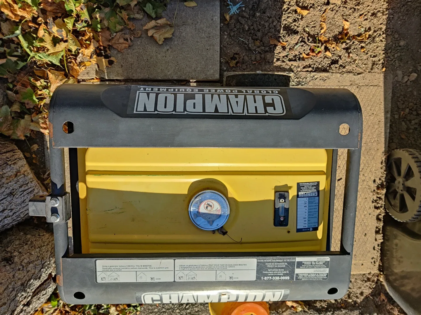 Champion 4000 Starting Watts Generator image indicator(2)