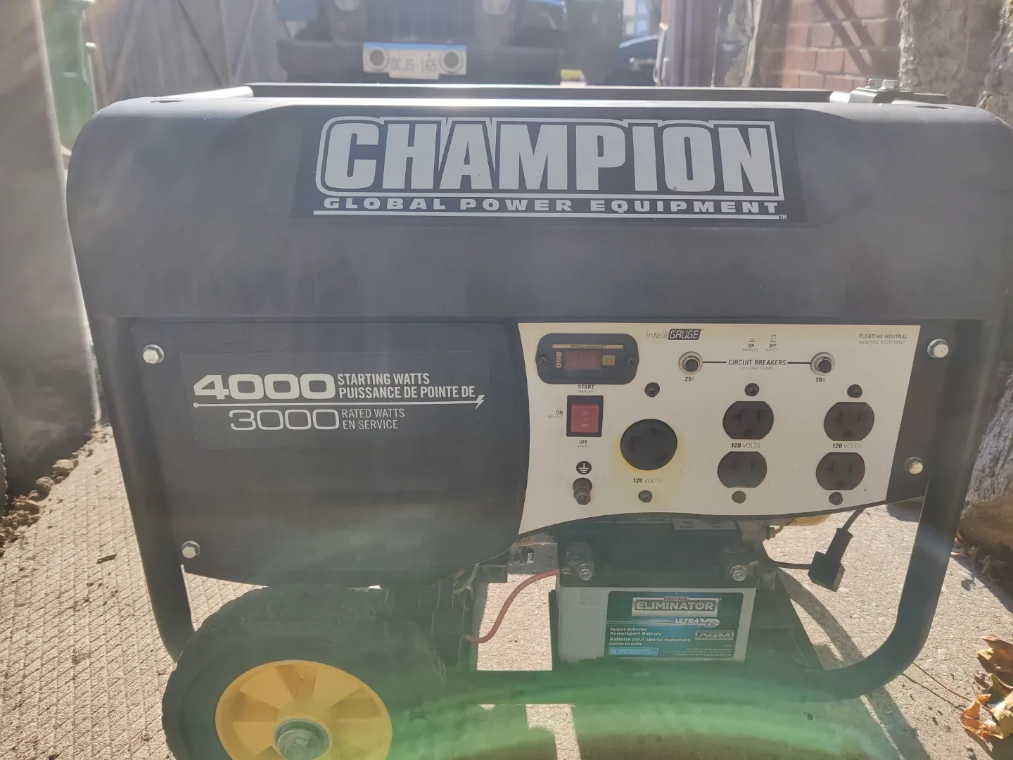 Champion 4000 Starting Watts Generator image indicator(3)