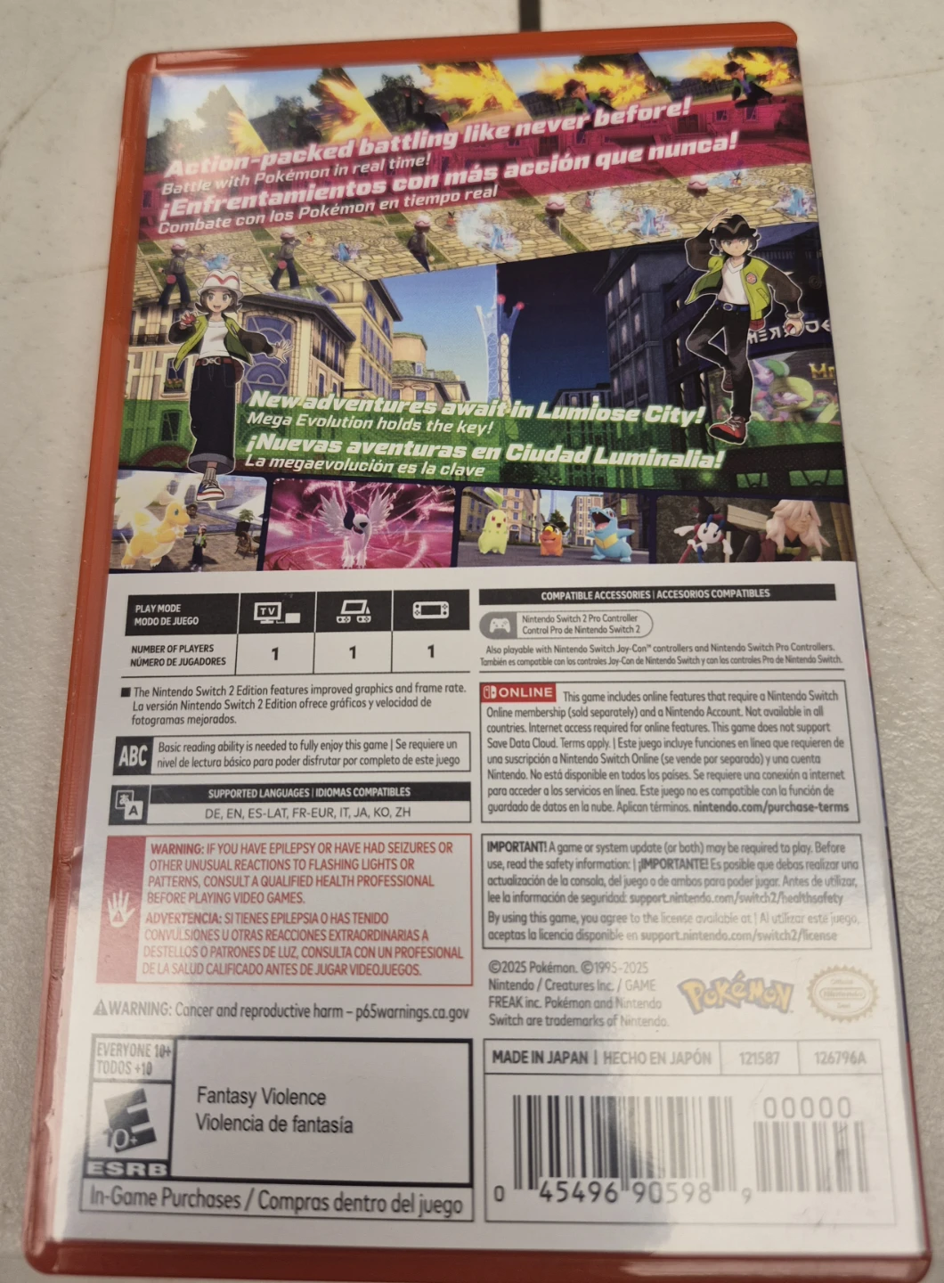 Pokemon Legends Z-A For Nintendo Switch 2 - photo 3