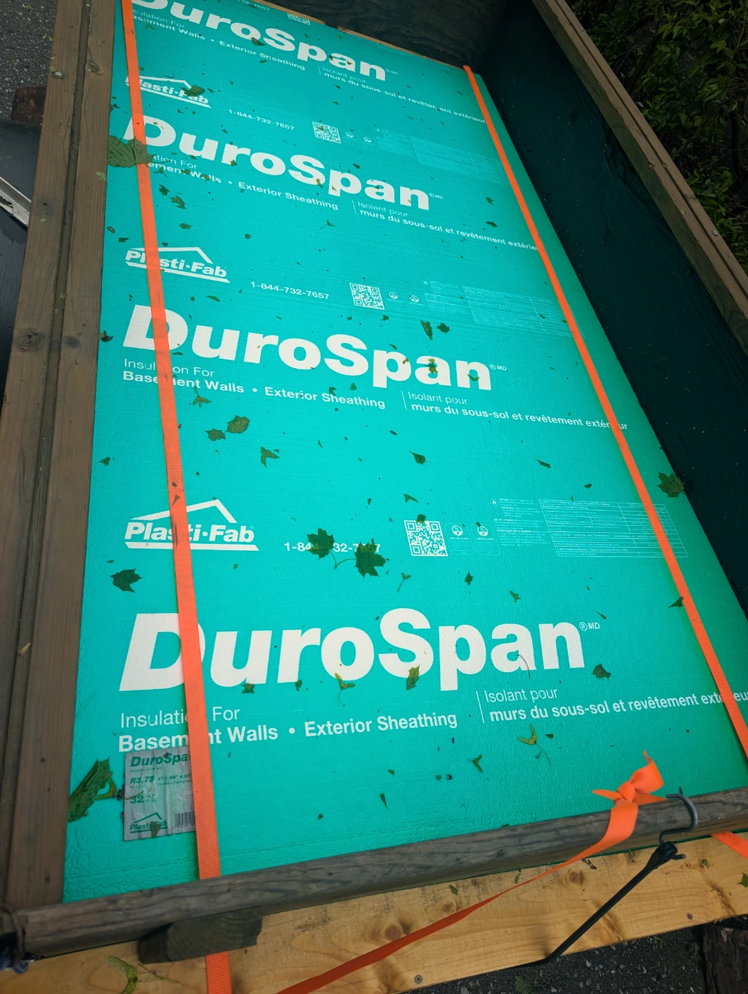 DuroSpan Insulation for Basement Walls selling each