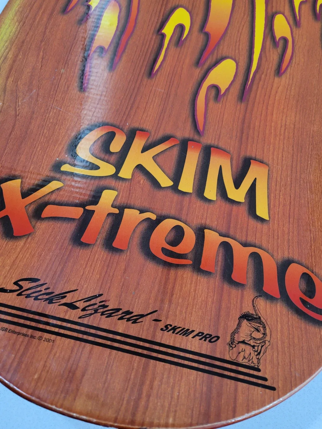 Large Wooden Skim X-treme Board Skimboard Slick Lizard Skin Pro image indicator(3)