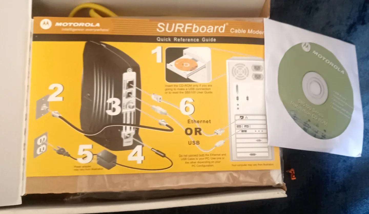 Motorola SURFboard Cable Modem image indicator(2)