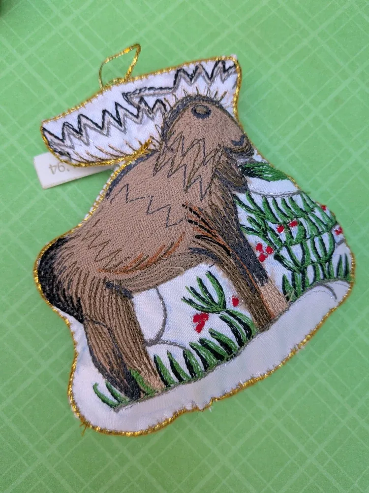 Eaton 94 Moose Ornament w box