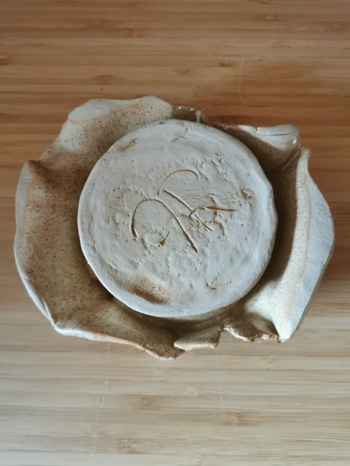 Vintage Japanese Ikebana Vase With Flower Frog image indicator(3)