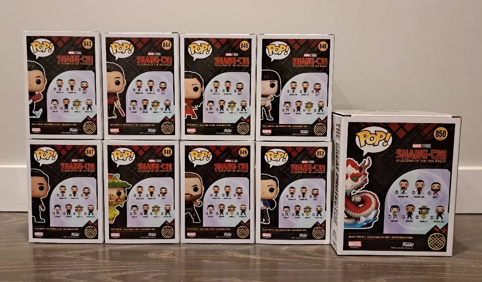 🎬 Shang-Chi 🎥 Complete Set PLUS more | Marvel Funko POP image indicator(3)
