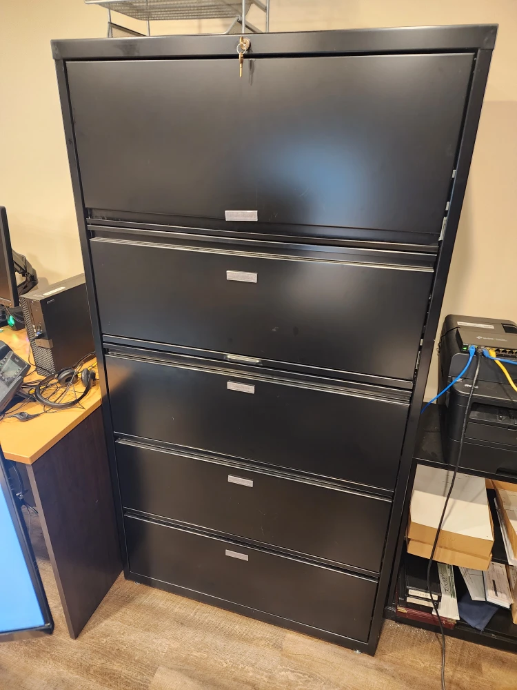 Black Filing Cabinet heavy duty - photo 2