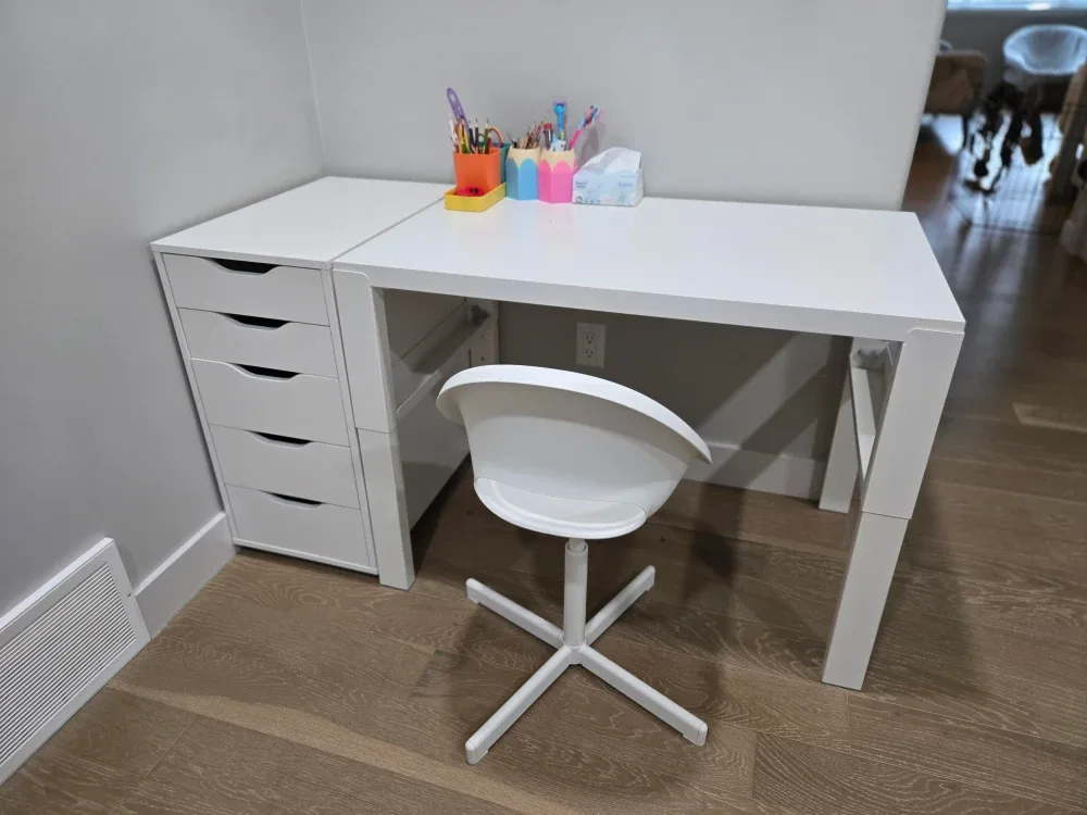 IKEA Desk with Alex Drawer Unit