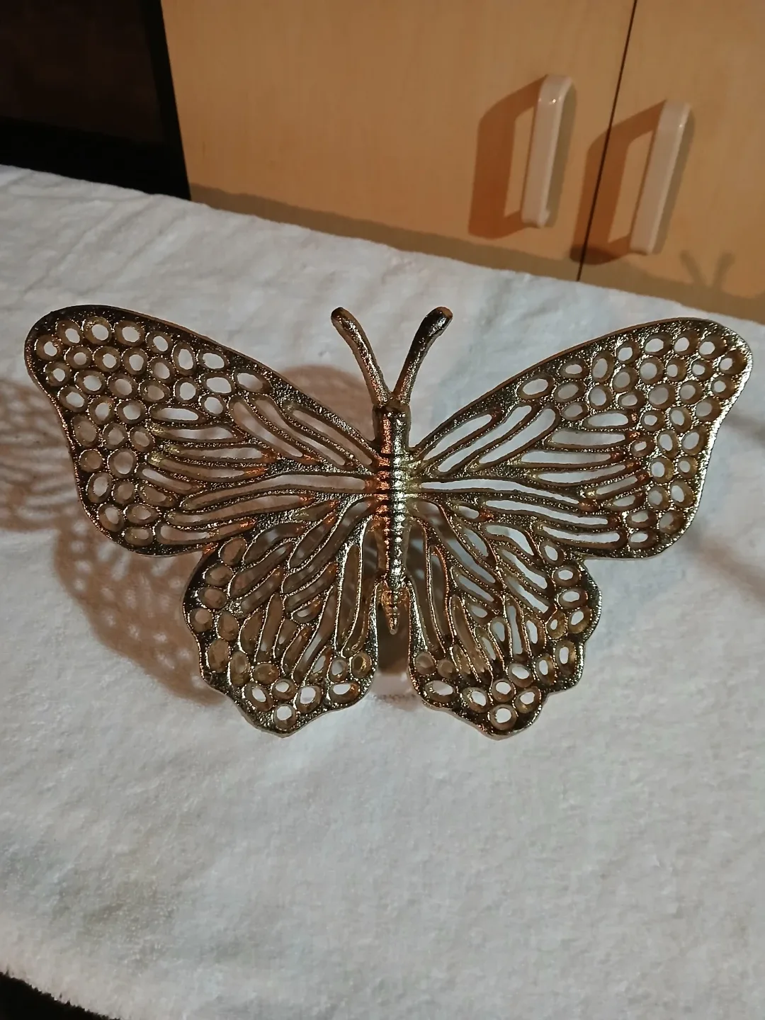 Decorative Gold Butterfly Ornament thumbnail
