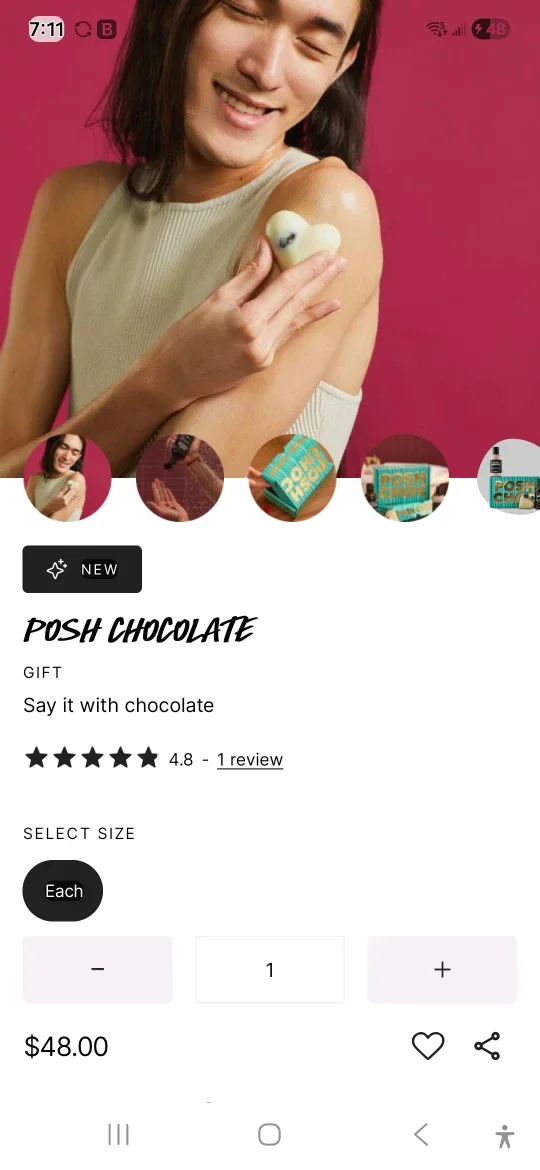 Lush Posh Chocolate Gift Set - New