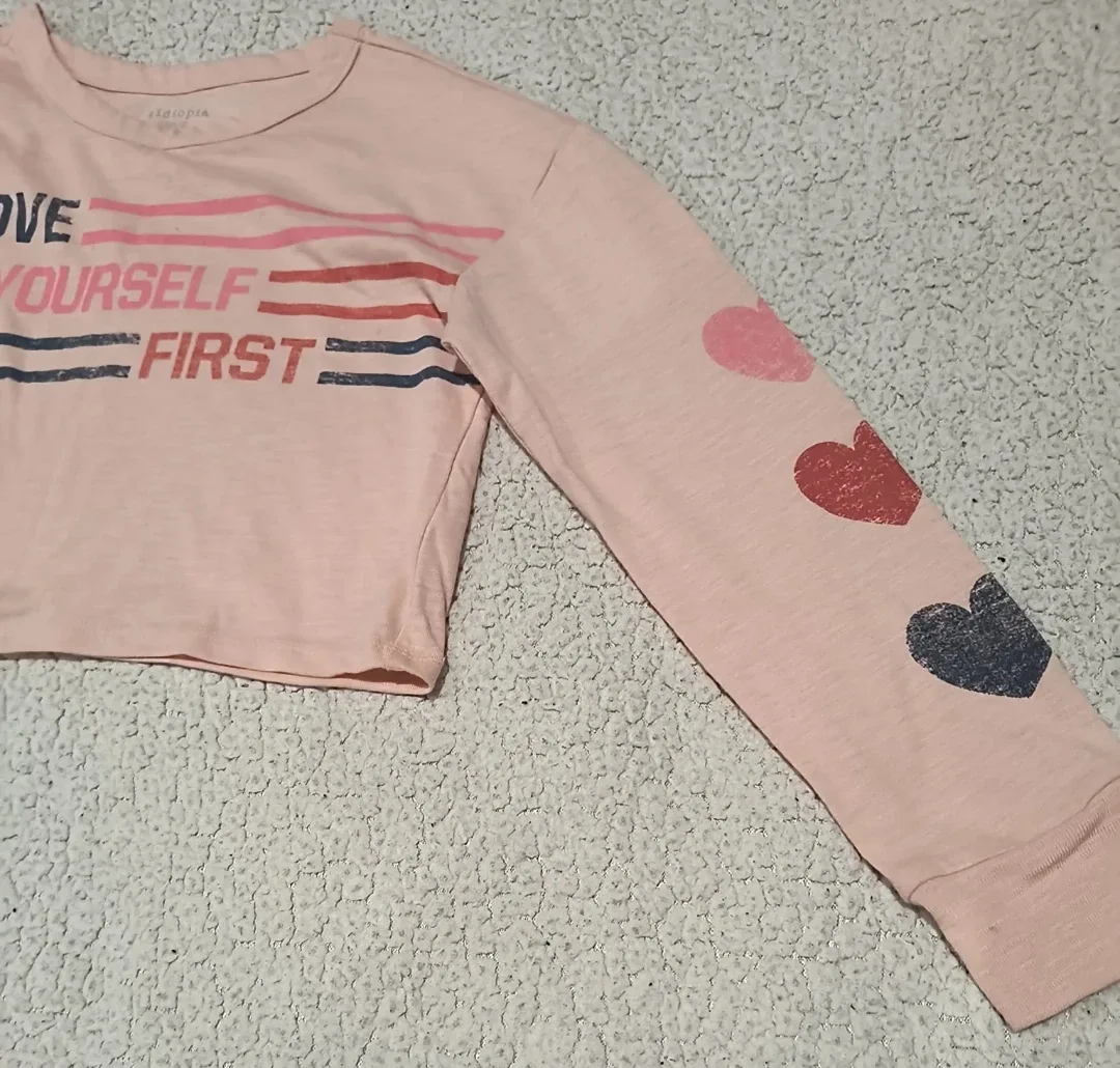 Kidtopia Girls' Long Sleeve Top - Size S (7/8) image indicator(3)